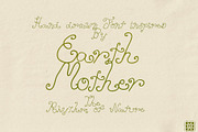 Earth Mother Hand Drawn Font, a Handwritten Font by Madeline ODonoghue Design (Thumbnail 2 of 5)
