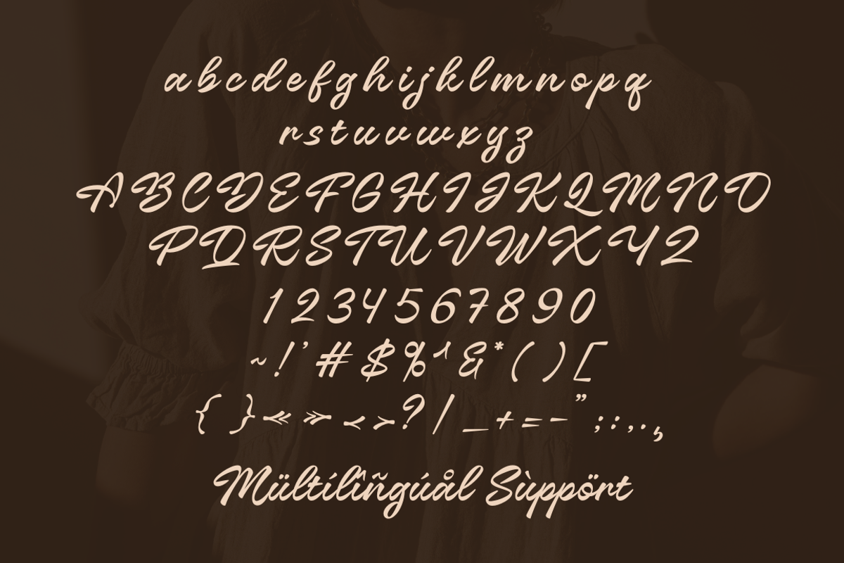 Almonia Blonde – Beautiful Script, a Script Font by Sronstudio (Photo 16 of 17)