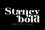 Stancybold_Modern_Serif_Display, a Serif Font by zamjumps (Thumbnail 1 of 10)