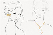 60 Women Line Art PNG Illustrations, a Person Illustration by Make Stories Studio (Thumbnail 2 of 4)