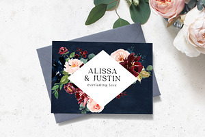 Opulent - Classic Watercolor Florals