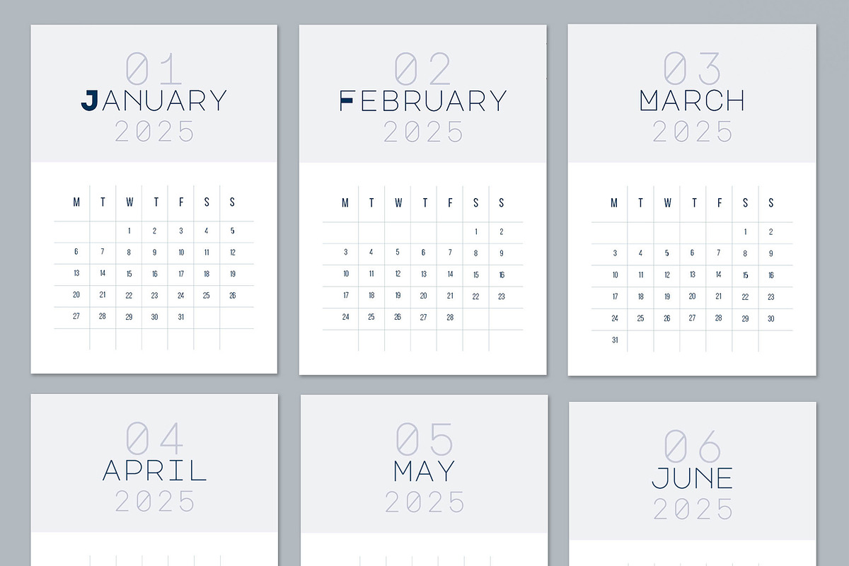Calendar 2025 Layout preview 2