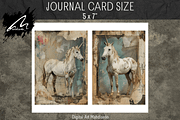 Shabby Grunge Unicorn Wonders, an Animal Illustration by Digital Art Mahdiseño (Thumbnail 4 of 7)