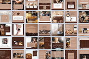COFFEE INSTAGRAM POST TEMPLATES, a Social Media Template by Daring Digies (Thumbnail 3 of 9)