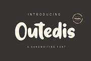 Outedis, a Sans Serif Font by twinstd (Thumbnail 1 of 12)