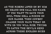 Ghost Rider, a Font by Pale Horse (Thumbnail 6 of 6)