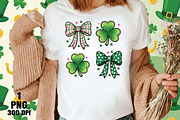 Preppy St. Patricks Day Shamrock Png, an Illustration by Daily.Designs (Thumbnail 2 of 5)