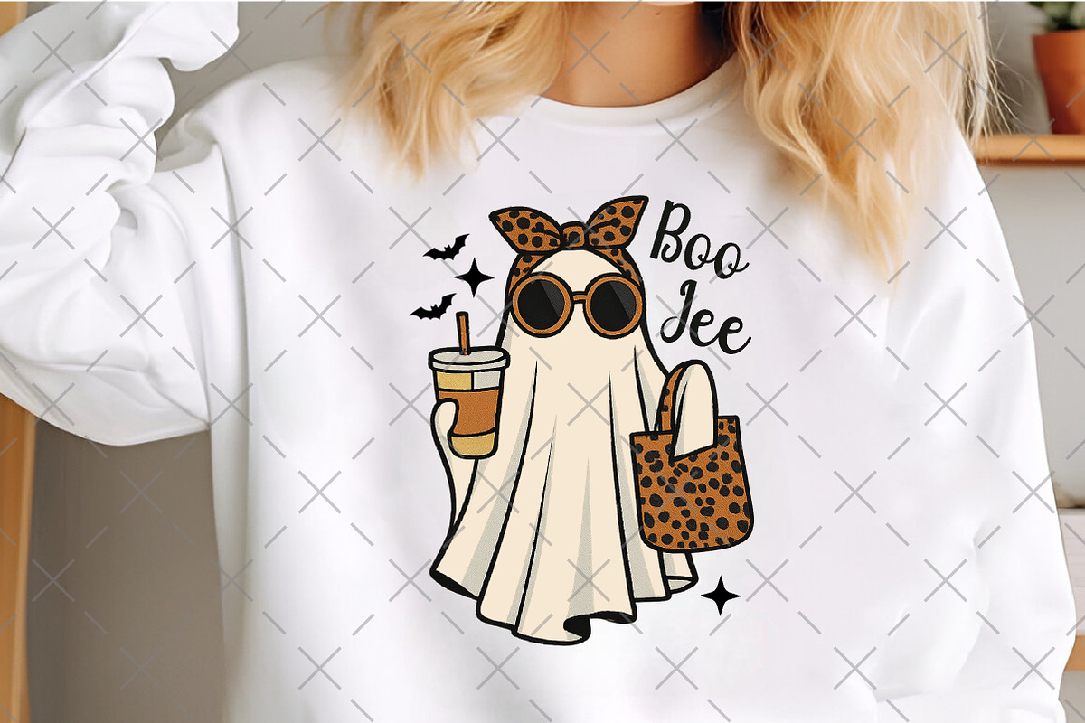Halloween Boo-Jee Ghost Sublimation, an Illustration by Craft Nest (Photo 6 of 6)