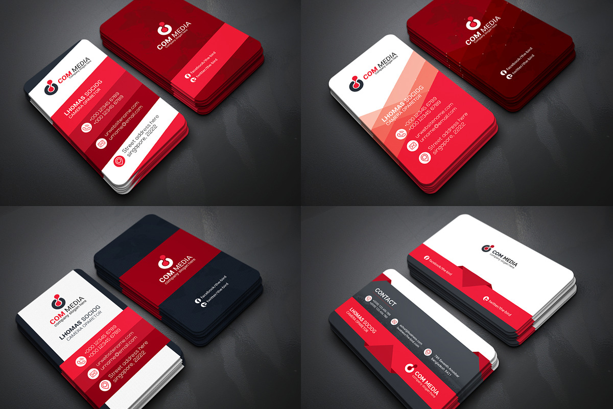 25 Business Cards Bundle, a Business Card Template by Genereux Art (Photo 3 of 7)