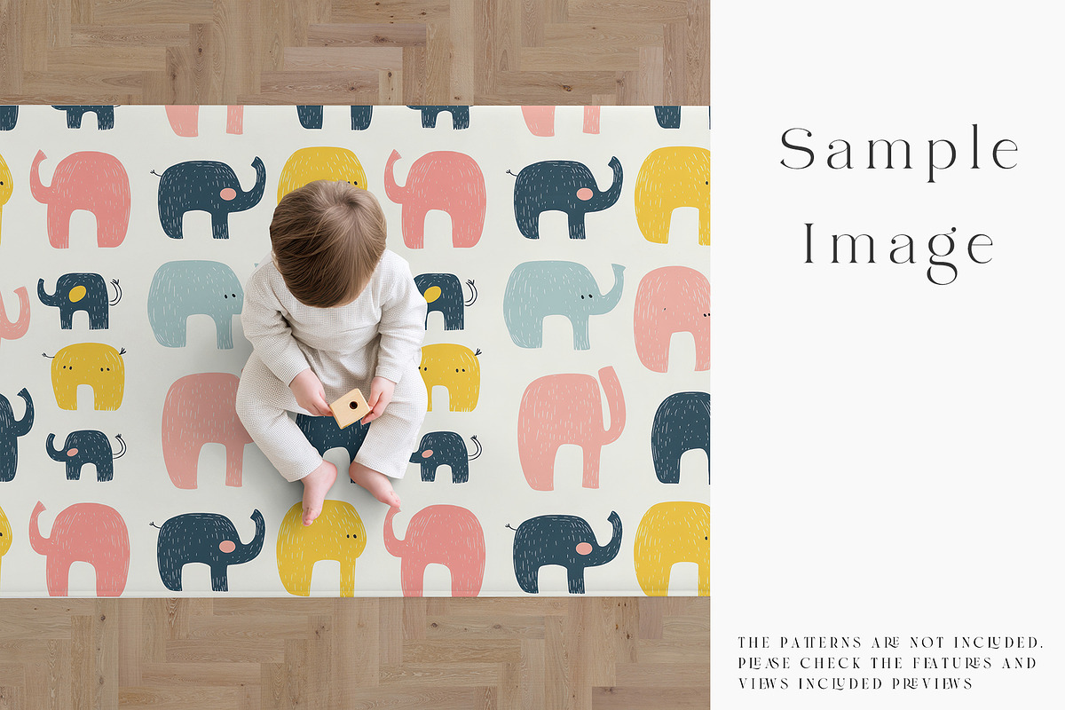 Baby Playmat Mockups 2 Shapes, a Product Mockup by mock-ups (Photo 21 of 50)