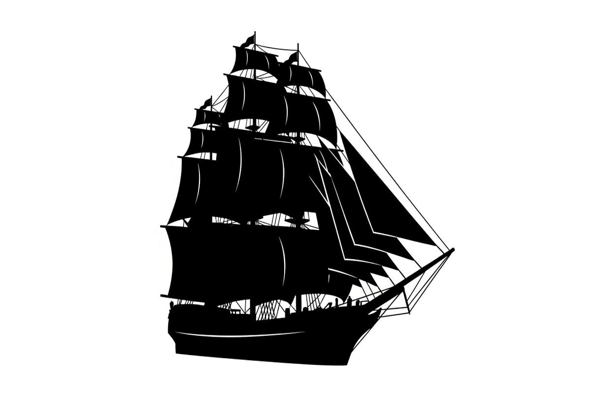 Vintage Sailing Ship SVG Bundle, an Illustration by Designs_River (Photo 24 of 31)