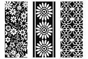 floral laser cut bundle, flower, a Graphic by Creativeshirt (Thumbnail 2 of 8)