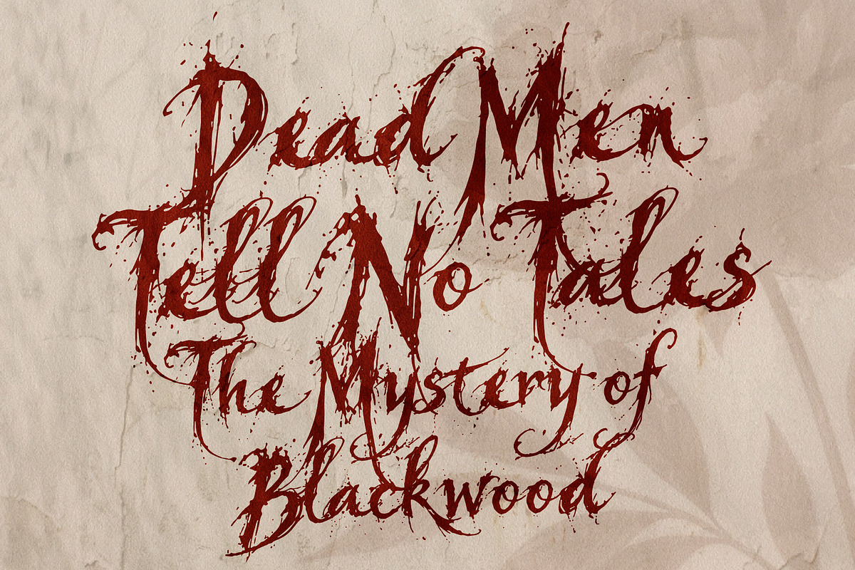 Veirwrath Borngrave - Haunted Beauty, a Handwritten Font by HypeWorksCo (Photo 2 of 12)