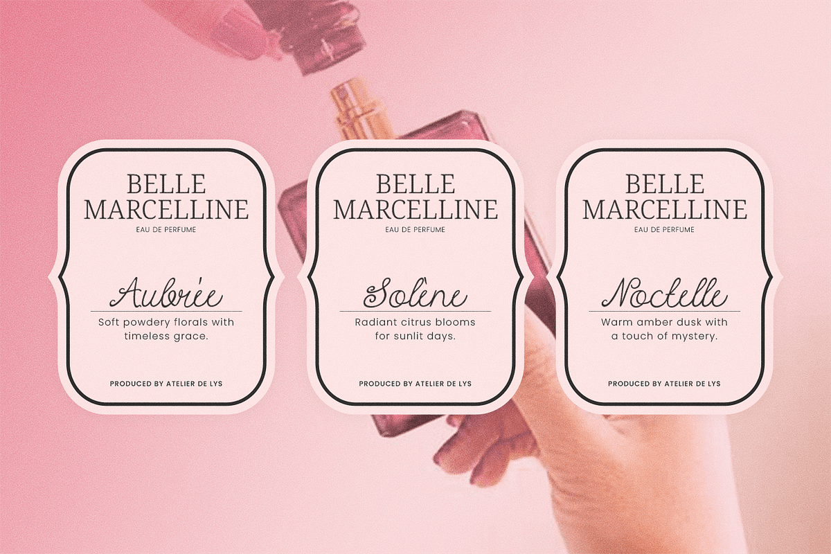 Bluselle - Whimsical Script Font, a Script Font by Zarma Type (Photo 6 of 9)