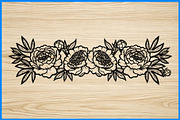 Floral Border Silhouette Bundle, an Object Illustration by Designer_Momina (Thumbnail 4 of 4)