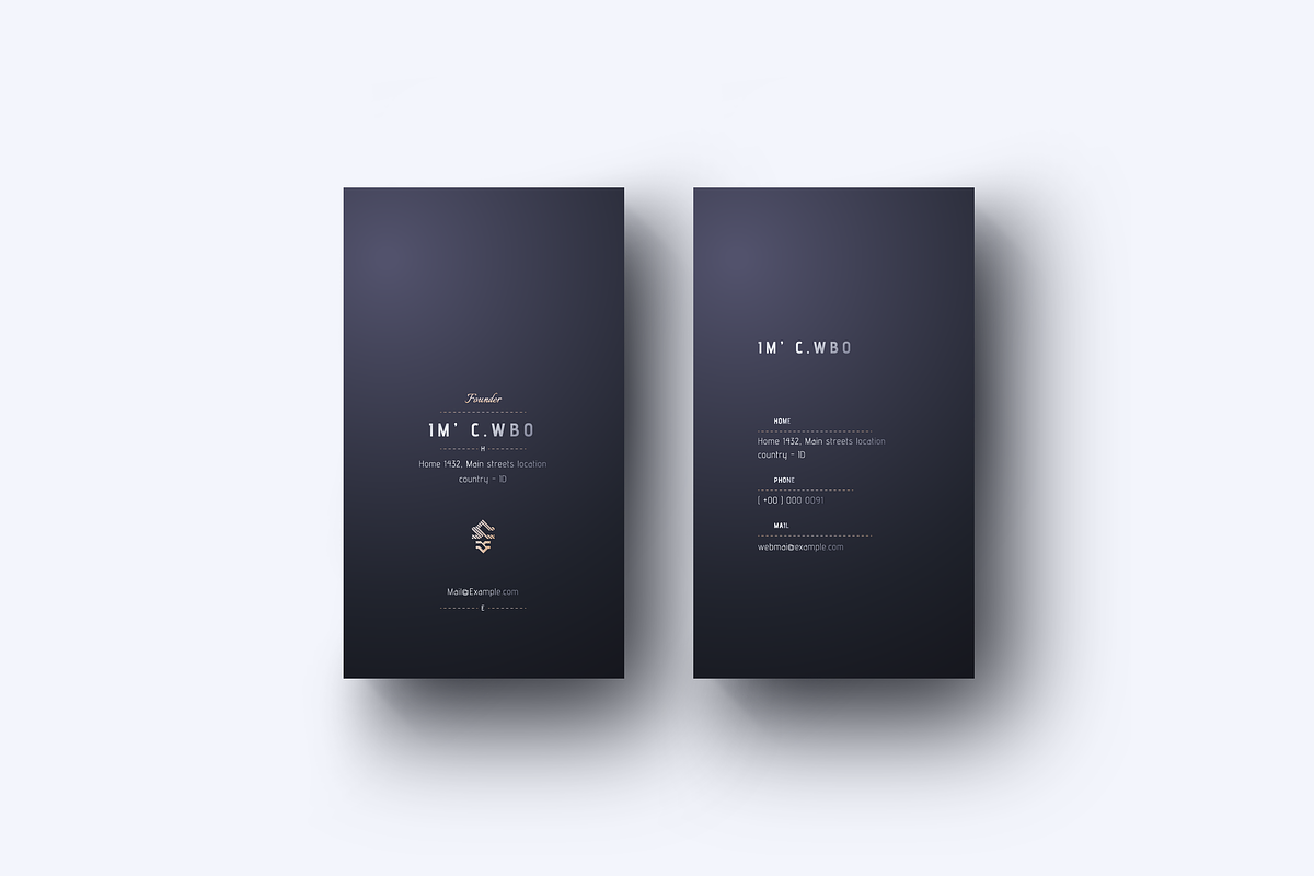 Arven - Elegant Business cards, a Business Card Template by Ctrl space studio (Photo 4 of 9)