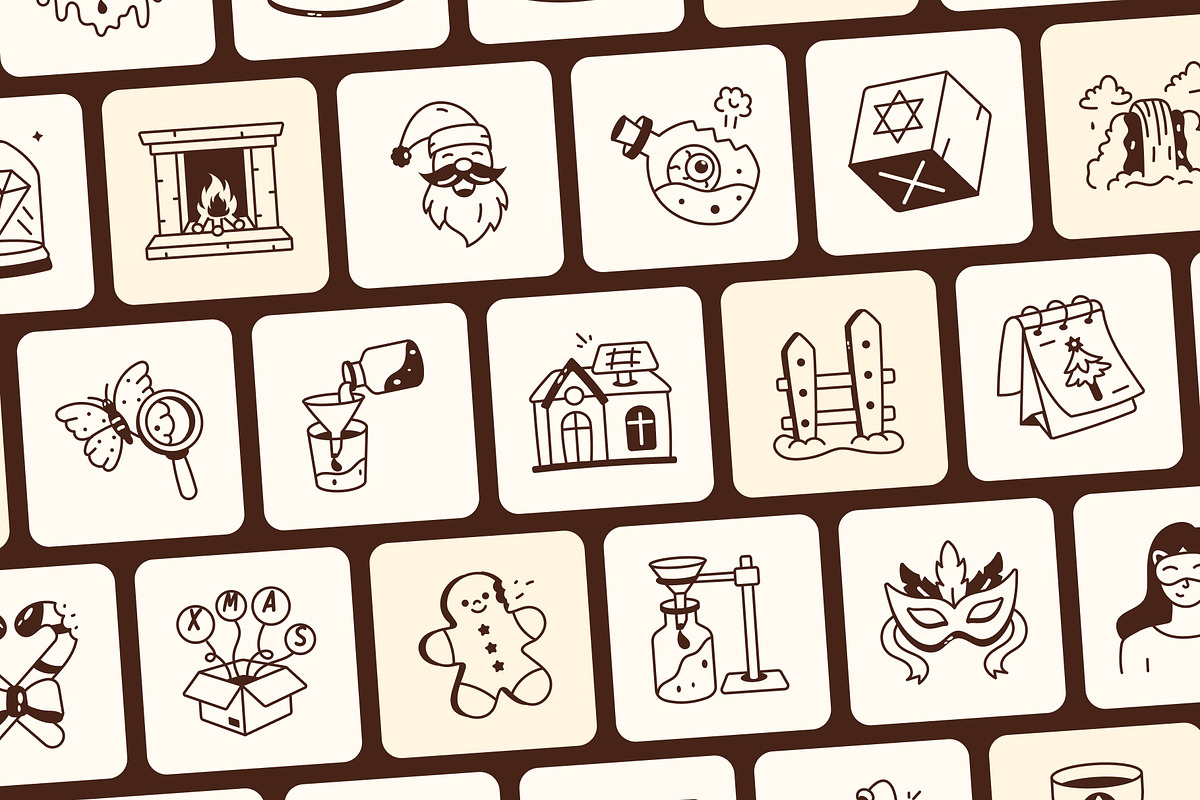 990 Universal Doodle Icons, an Outline Icon by Vectors Market (Photo 7 of 25)