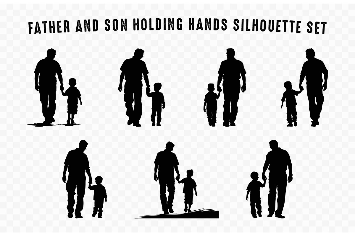 Father and Son holding hands, a Person Illustration by Gfx Expert Team (Photo 2 of 3)