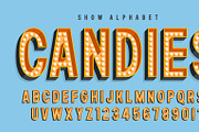 Retro lights show alphabet, an Object Graphic by RevelStockart (Thumbnail 2 of 3)