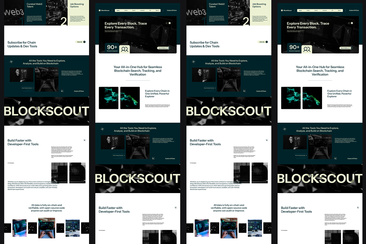 Figma Web3 Blockchain Landing Page, a Landing Page Template by Musara (Photo 5 of 5)