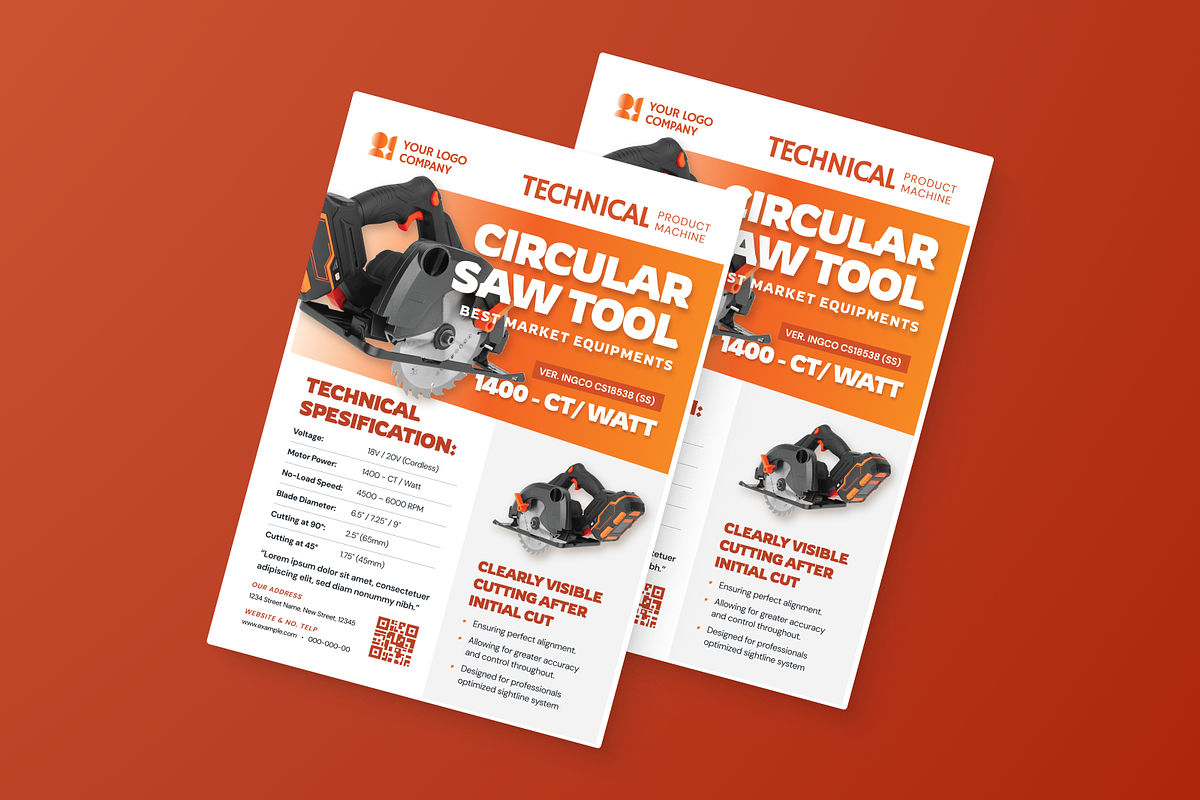 Technical Product Data Sheet, a Flyer Template by MMPixelCraft (Photo 5 of 6)