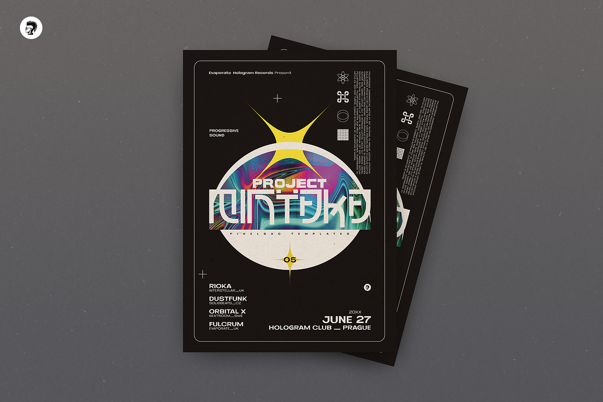 Mintaka – Poster Templates Bundle, a Poster Template by pixelsao (Photo 3 of 12)
