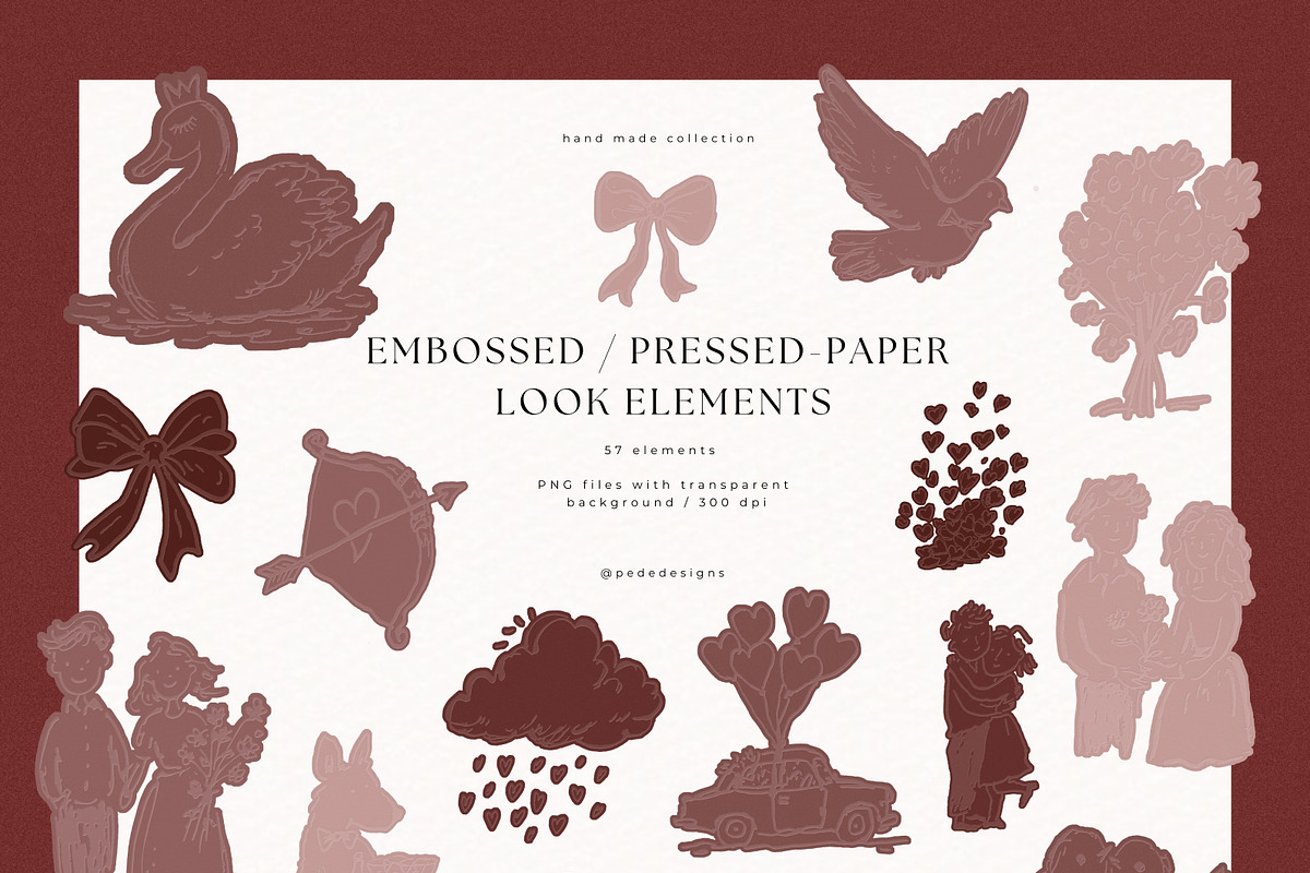 Whimsy Love Design Kit, a Decorative Illustration by PeDe Designs (Photo 11 of 12)
