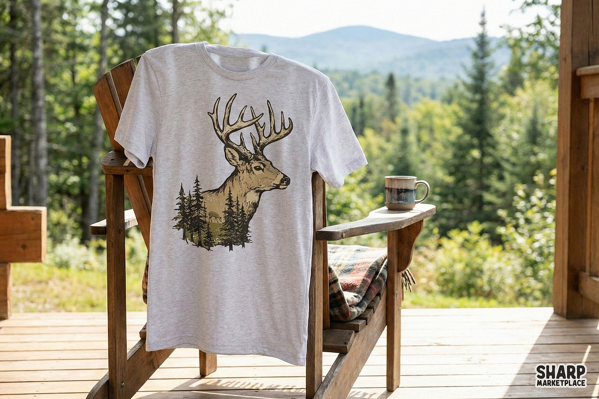 Deer Head PNG, Forest Animal Art, an Illustration by SharpMarketplace (Photo 4 of 4)