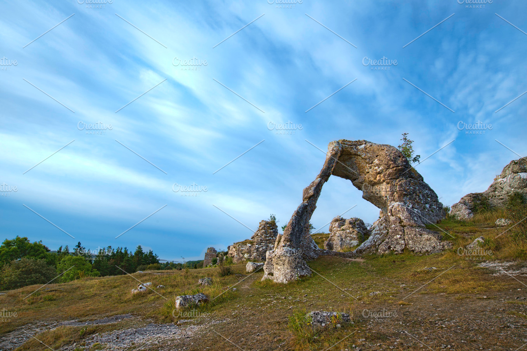 Rock Formation Stock Photo Containing Sweden And Gotland