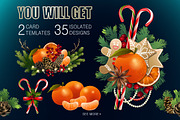 Christmas collection, a Decorative Illustration by Ekaterina Glazkova (Thumbnail 4 of 8)