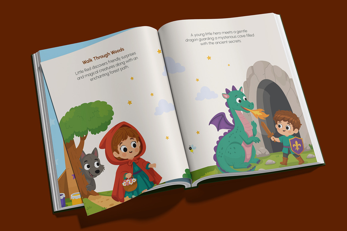 65 Story Book Flat Illustrations, an Education Illustration by Brickclay (Photo 7 of 11)