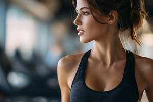 Fit young woman in sportswear stands, a Sports & Recreation Photo by MistyDay