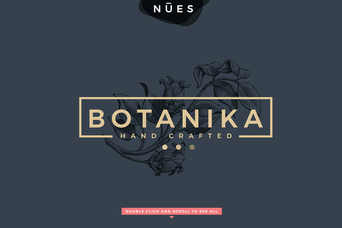 Botanical Flower Logo, a Branding & Logo Template by Nues Design (Photo 1 of 2)