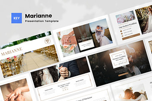 Marianne - Wedding Keynote Template, a Presentation Template by FBSCreative