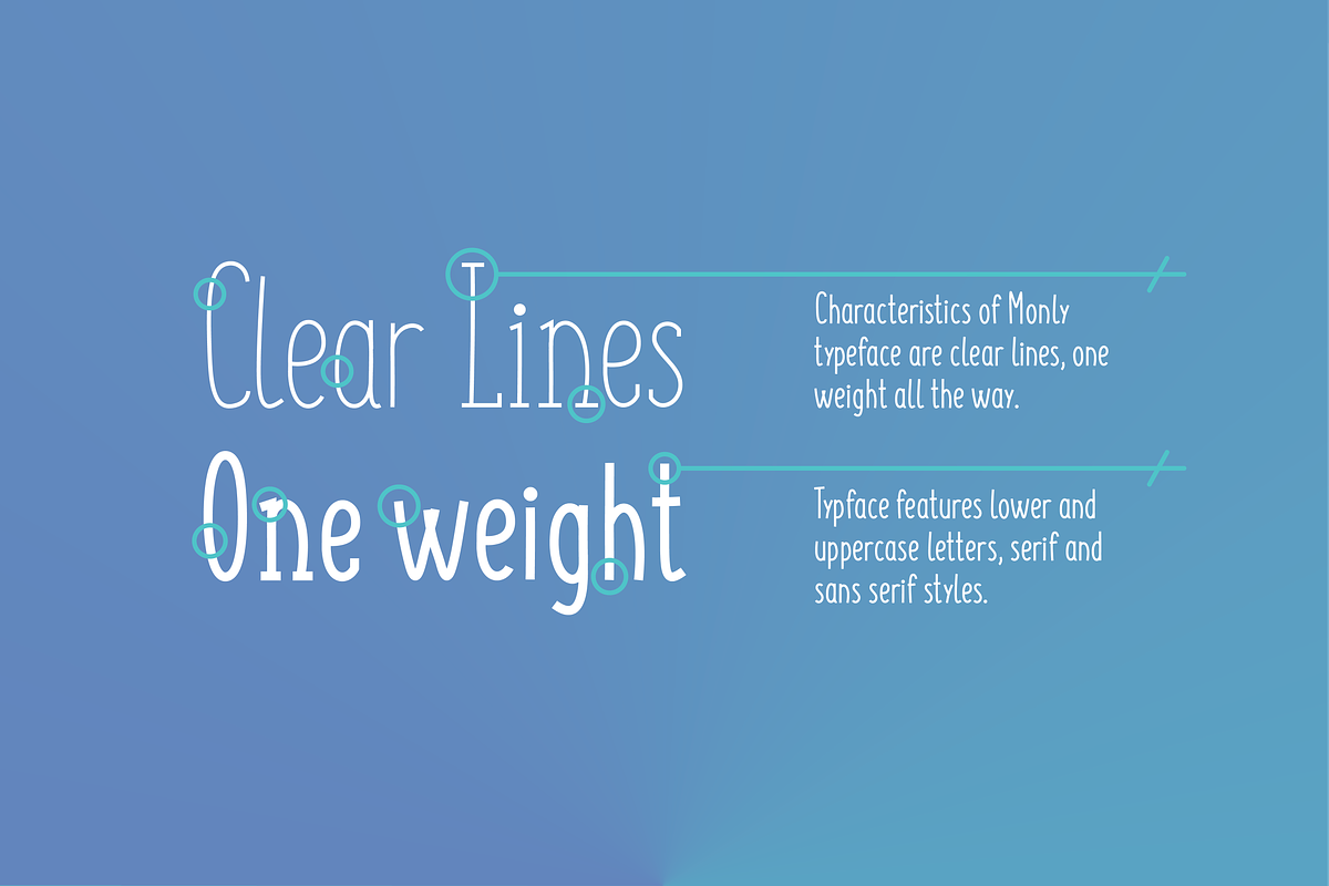 Monly Extended Font preview 4