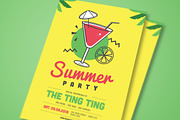 Summer Party Flyer, a Flyer Template by Guuver (Thumbnail 3 of 3)