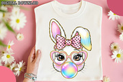 Easter Bunny Coquette PNG, an Illustration by OK Design (Thumbnail 3 of 6)