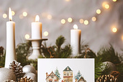 Winter Christmas Village, a Seasonal Illustration by heyiamalice (Thumbnail 14 of 16)