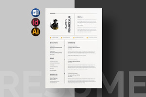 Clean Resume, a Resume Template by Pixelpick