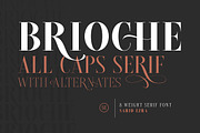 Brioche Family (70% OFF), a Serif Font by Sarid Ezra (Thumbnail 10 of 10)