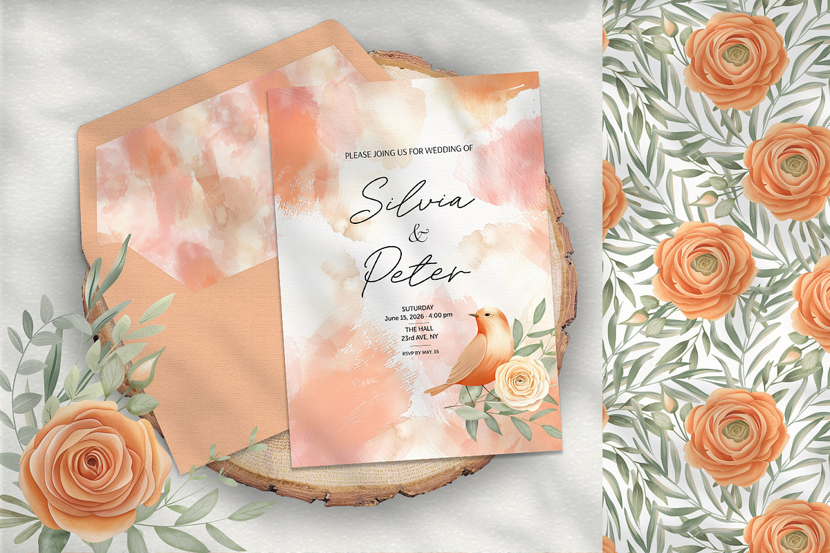 Everbloom Floral Collection, a Decorative Illustration by Anna Druzhkova (Photo 19 of 22)