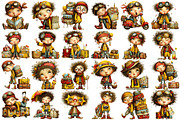 Quirky Tourist Boy Clipart, an Illustration by Pixels.Craft (Thumbnail 5 of 5)