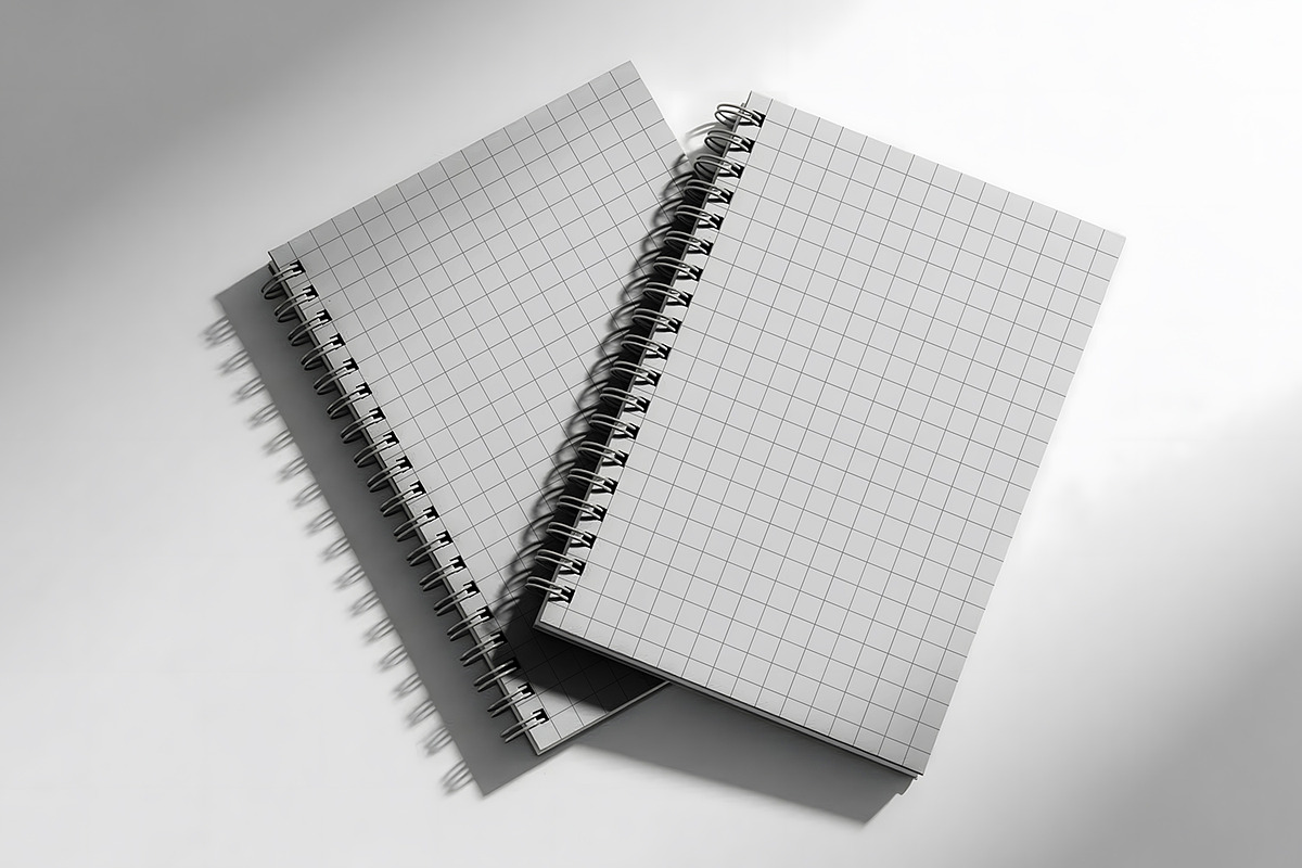 Spiral Notebook Mockup, a Books & Magazine Mockup by Nathatype (Photo 5 of 9)