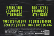 Violent Brave Brutalism Typeface, a Blackletter Font by alit design (Thumbnail 9 of 22)