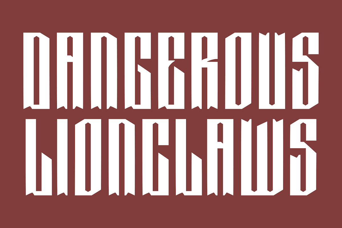 Xarztic Blackletter Display Typeface, a Blackletter Font by Maulana Creative (Photo 2 of 7)