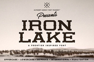 IRON LAKE FONT DUO