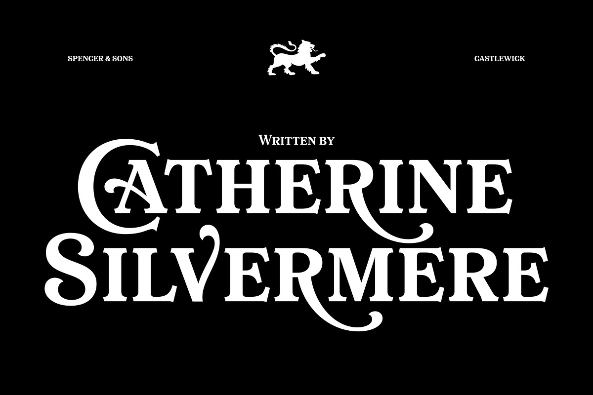 Castlewick - Old Tale Typeface, a Serif Font by Spencer & Sons Co. (Photo 6 of 8)