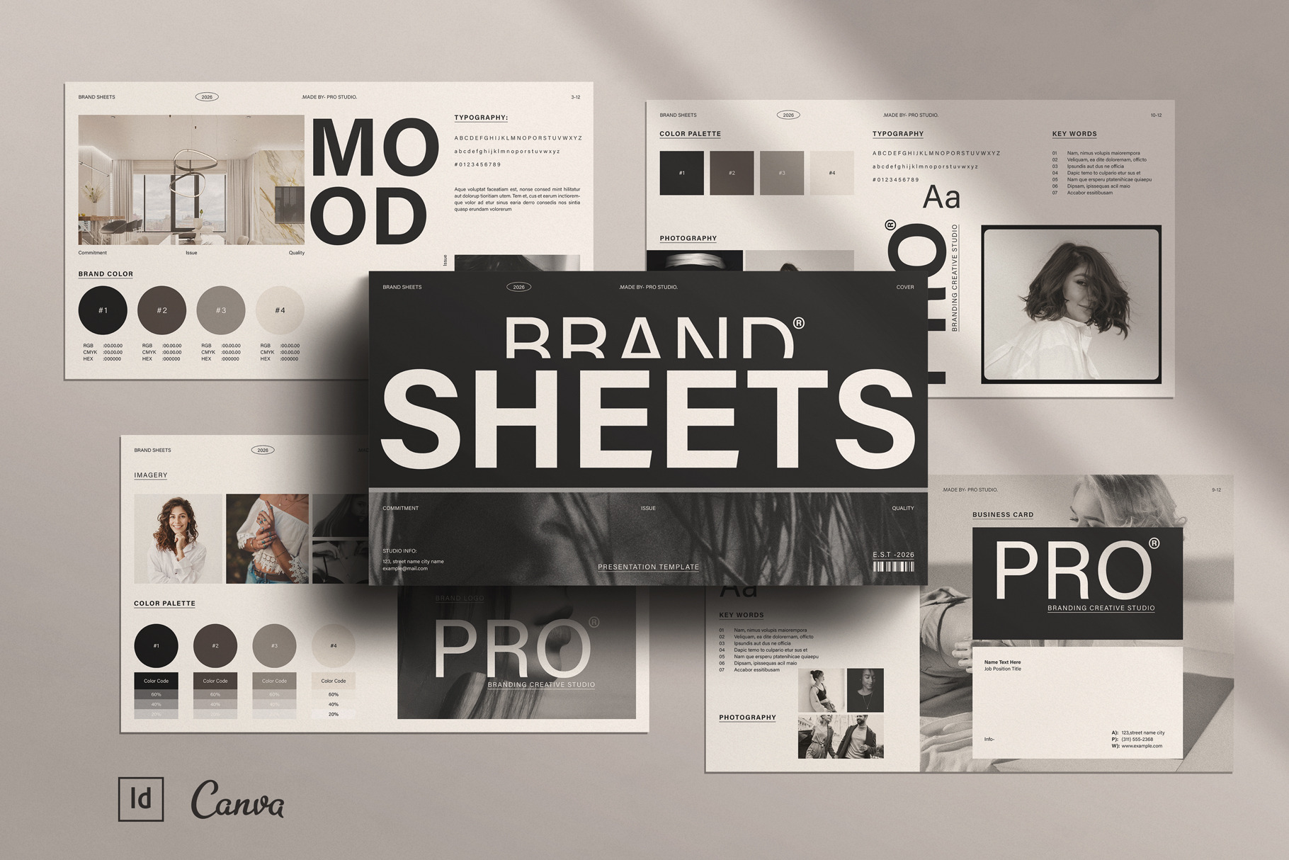Brand Sheet Presentation Template, a Presentation Template by ...