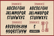 Garage Brush Font, a Handwritten Font by alit design (Thumbnail 10 of 15)