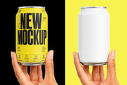 Soda Can Mockup Bundle, a Packaging Mockup by pixelmock (Thumbnail 3 of 12)